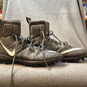 Nike Black and White Cleats